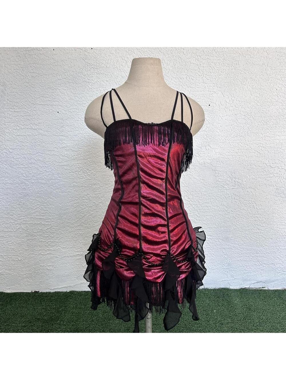Y2K VAMP CORE GOTH COSTUME DRESS